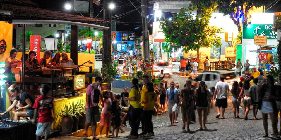 Praia de Pipa/RN de noite